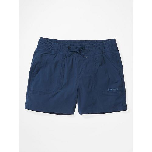 Marmot Adeline Shorts For Womens Dark Blue EMF974510